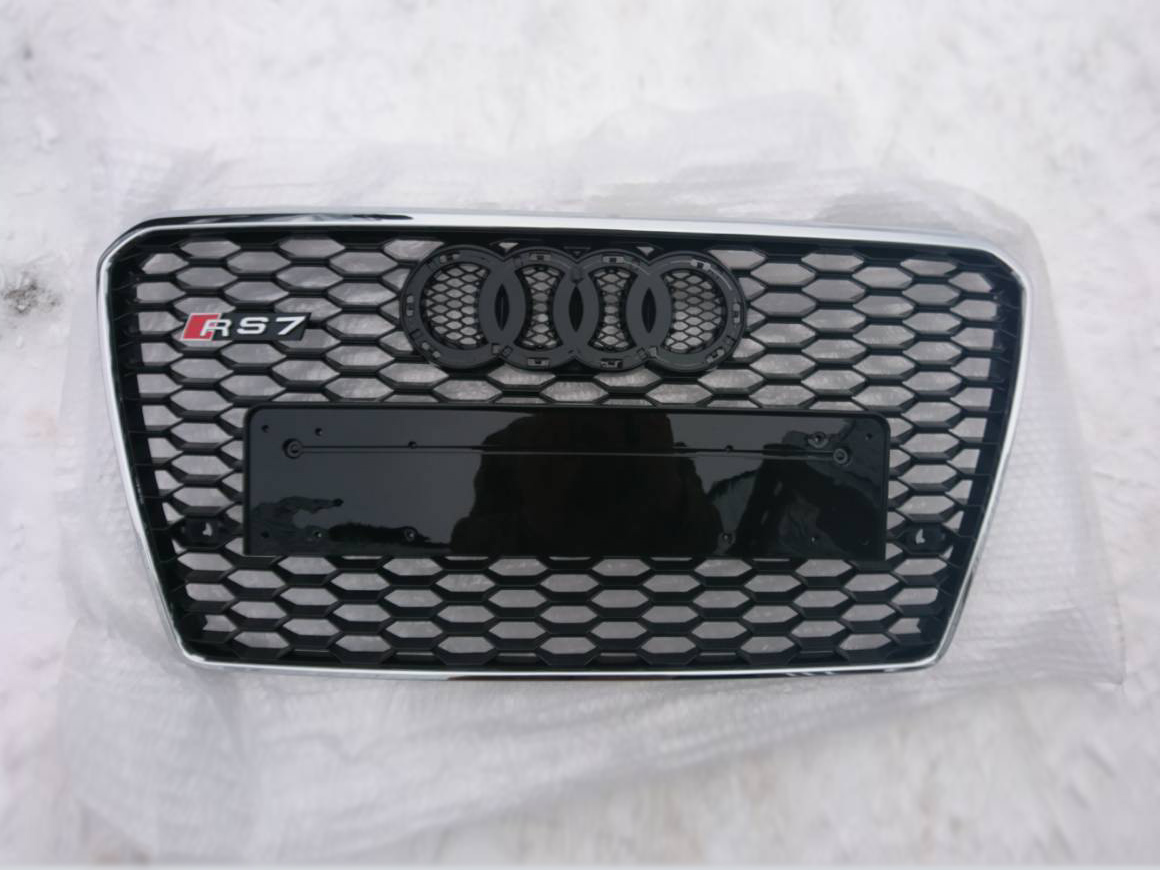 Audi A7 Pre-Facelift 4G7 2010-2014 Front Grill, Honeycomb Grill, RS7 CHROME Style